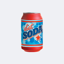 Empty soda can
