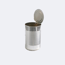 Empty tin can