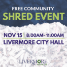 shred event Nov 15