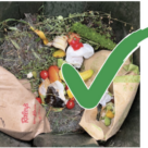 green bin contents